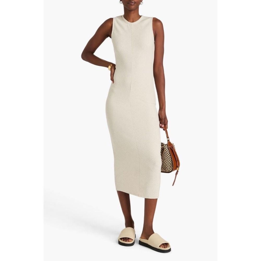 Very flattering rag & bone Cream Midi Dress XL L 12 10